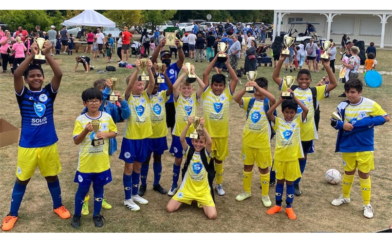 U11 BOYS YELLOW DUBLIN UNITED CHAMPION CUP CHAMPIONS
